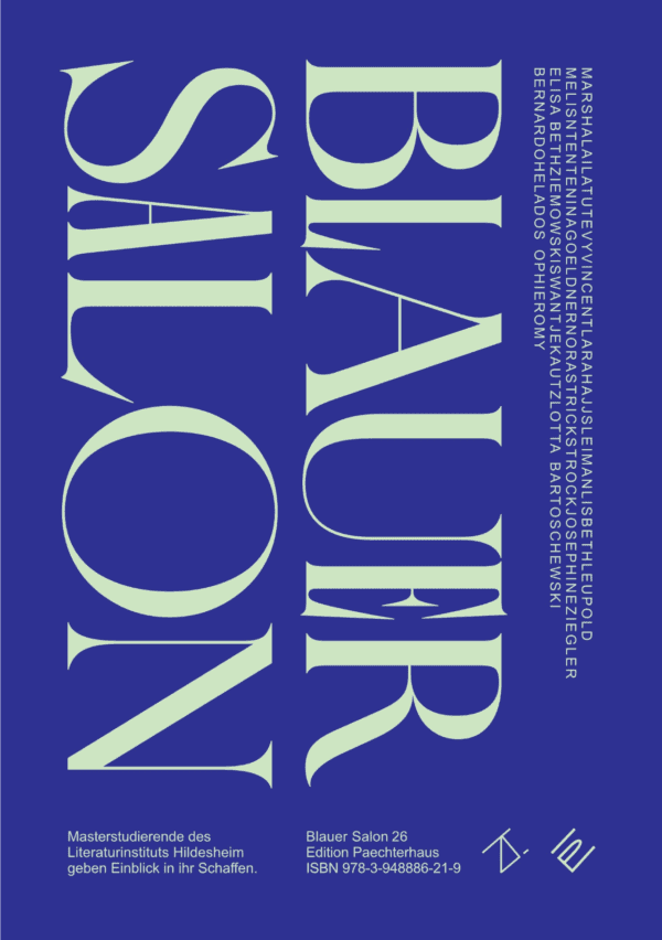 Cover Blauer Salon 2026 Rückseite